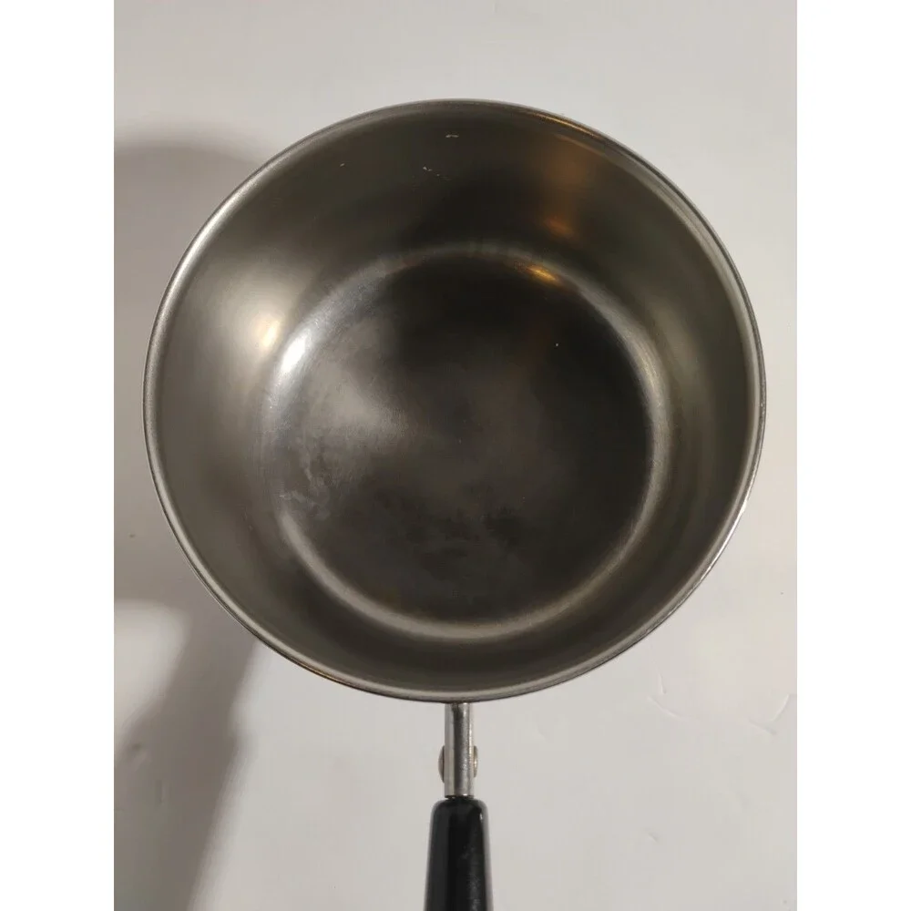 Vintage Revere Ware 1801 1 Qt Saucepan Pot Lid Made in USA Clinton IL Stainless